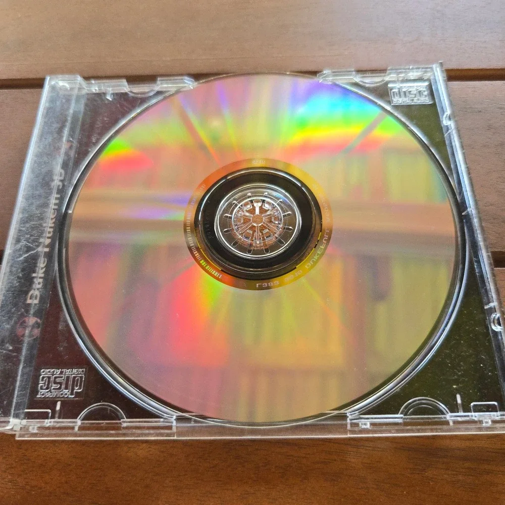 VTG 3D Realms Duke Nukem Complete Version PC Game Disc Yellow Black‎ Jewel Case